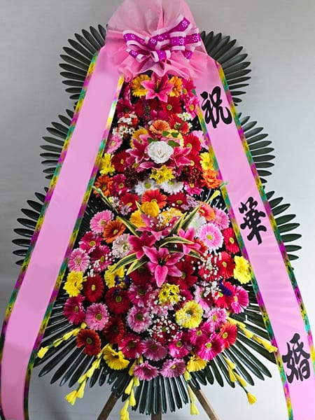웨딩스퀘어 강변점 가장 인기있는 3단화환 기본형